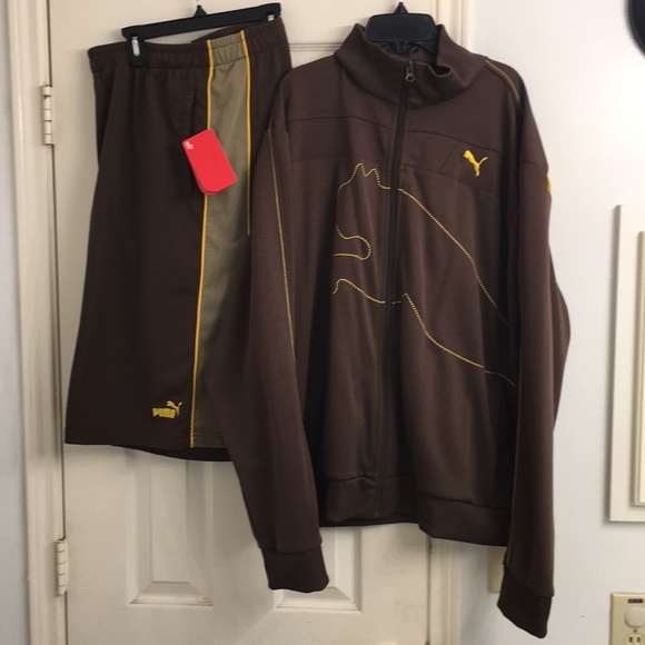 Puma Other - Puma Mens jacket Shorts Set